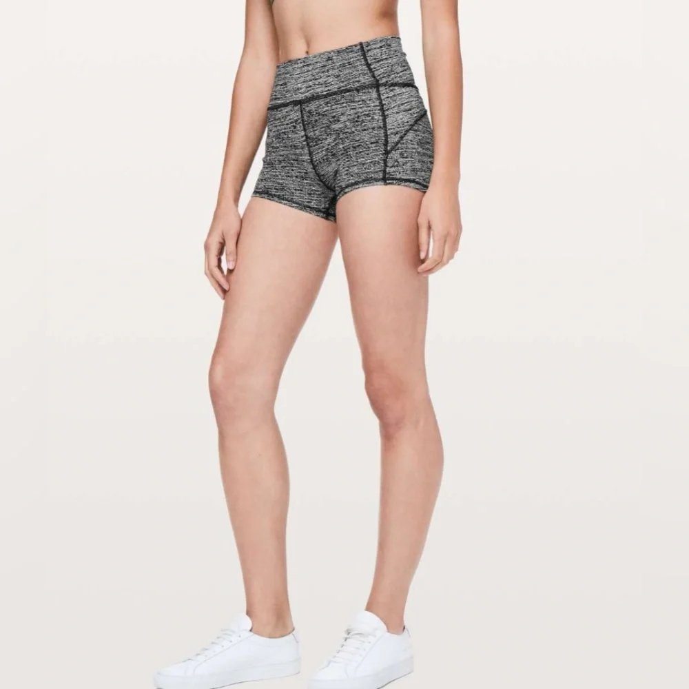 Lululemon Black & Gray Shorts - Picture 3 of 13